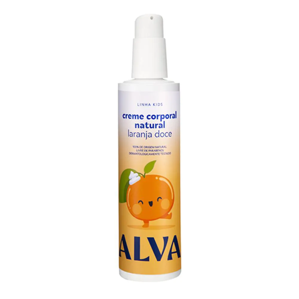 ALVA LARANJA DOCE E BAUNILHA - CREME CORPORAL INFANTIL 250ML