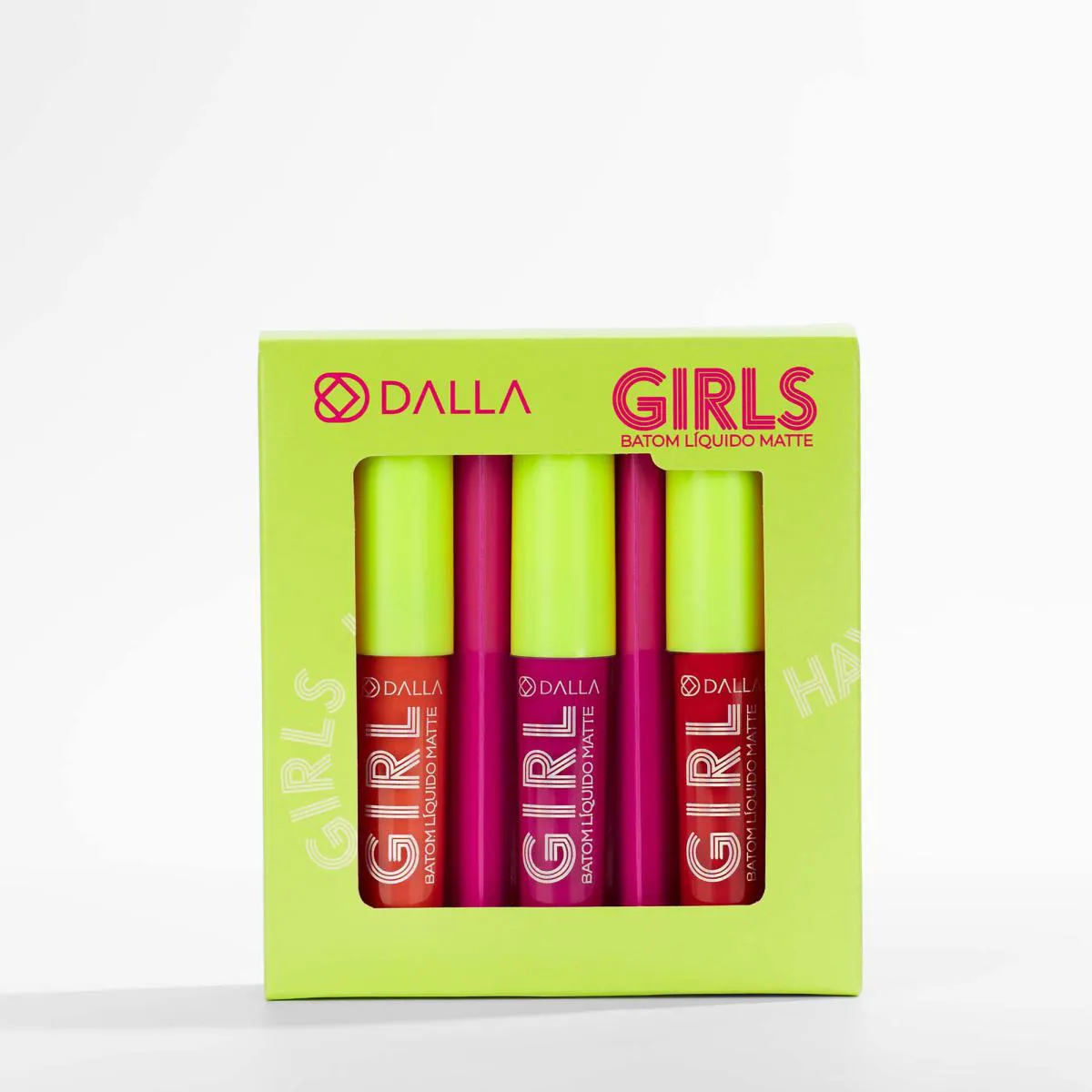 KIT COM 3 BATOM LíQUIDO MATTE GIRL 3,5ML - GIRLS JUST WANNA HAVE FUN DALLA