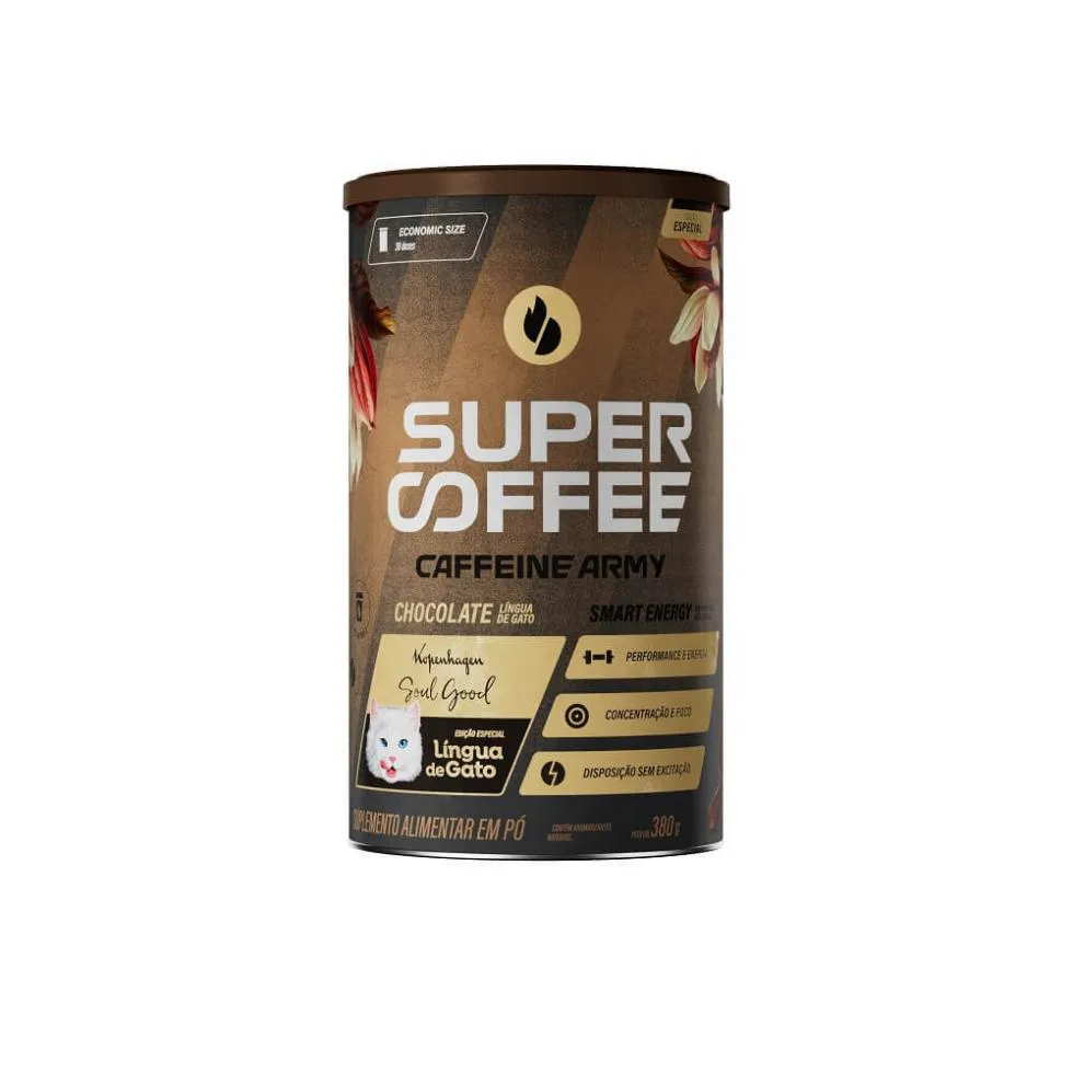 SUPERCOFFEE 3.0 (380G) - CHOCOLATE (LíNGUA DE GATO)
