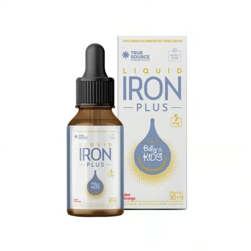 LIQUID IRON PLUS FOR BABY E KIDS (30ML) - TRUE SOURCE