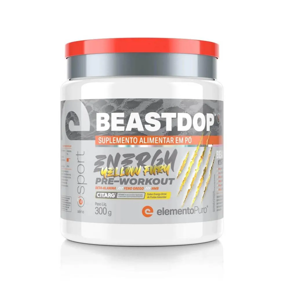 BEASTDOP ENERGY DRINK (300G) - FRUTAS AMARELAS