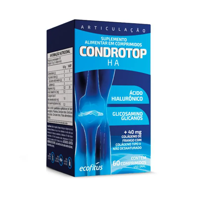 SUPLEMENTO CONDROTOP HA 60 CáPSULAS - ECOFíTUS