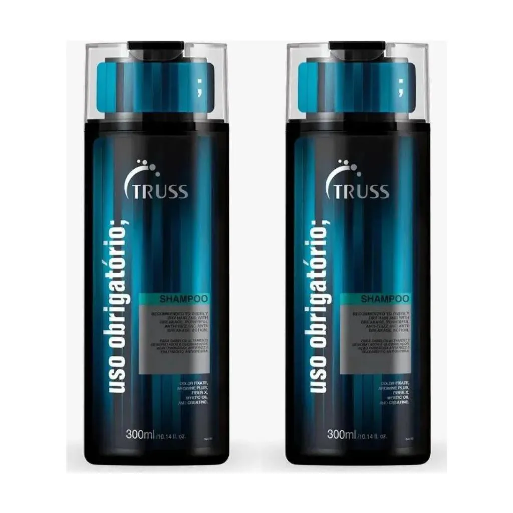 KIT SHAMPOO E CONDICIONADOR 300ML USO OBRIGATóRIO - TRUSS