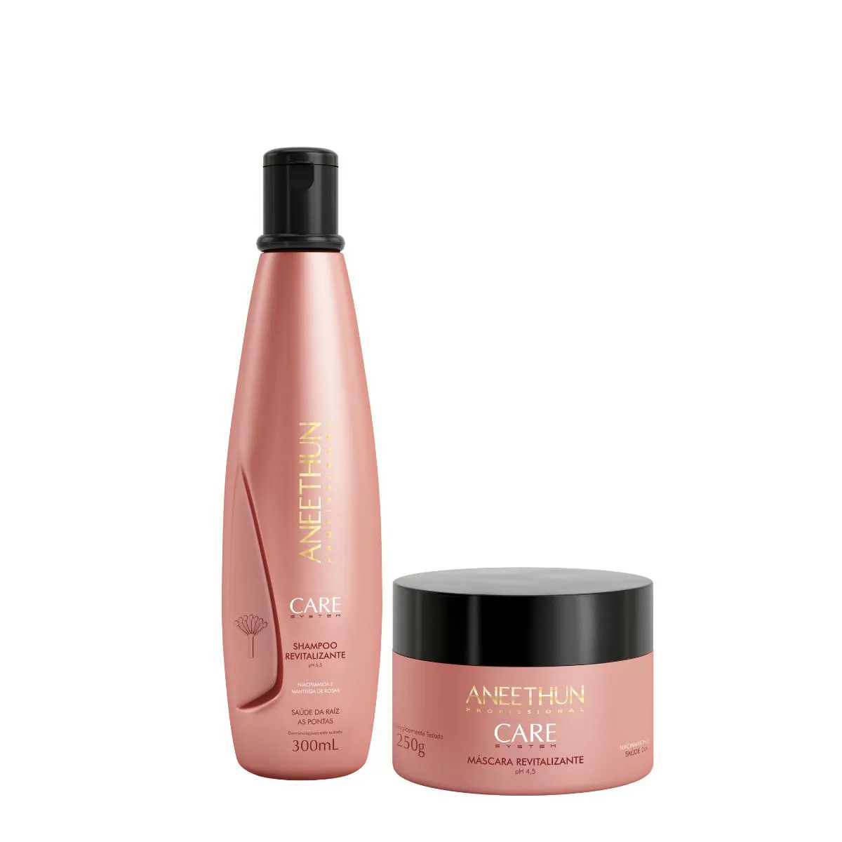 KIT REVITALIZANTE CARE SYSTEM SHAMPOO E MASCARA - ANEETHUN