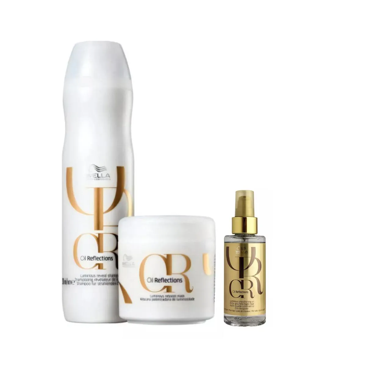 KIT OIL REFLECTIONS LUMINOUS TRATAMENTO TRADICIONAL (3 PRODUTOS) - WELLA