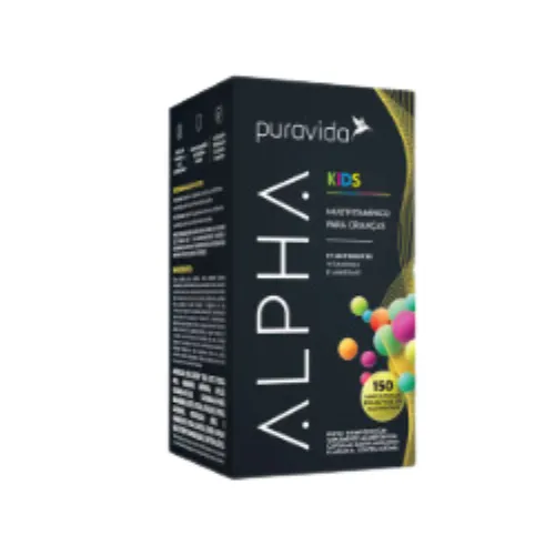 ALPHA KIDS MULTIVITAMíNICO PREMIUM PURAVIDA INFANTIL150 CáPS