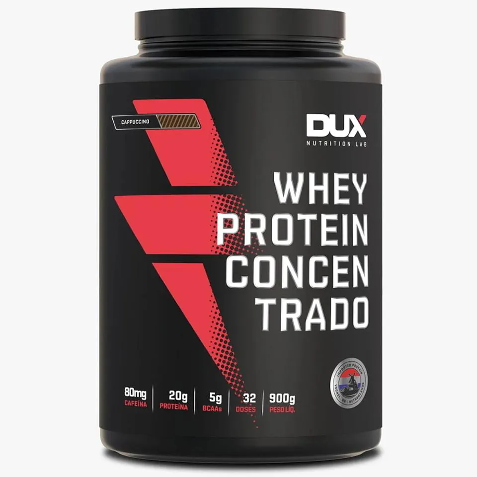 WHEY CONCENTRADO 900G DUX NUTRITION - CAPPUCCINO