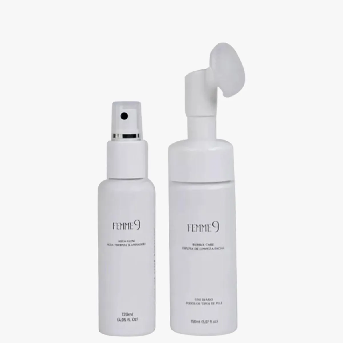 KIT FEMME9 AQUA GLOW + BUBBLE CARE (2 PRODUTOS)