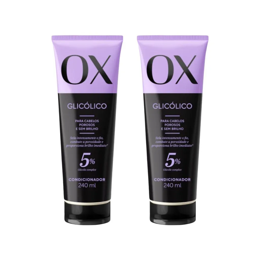 CONDICIONADOR OX 240ML GLICOLICO - KIT C/ 2UN