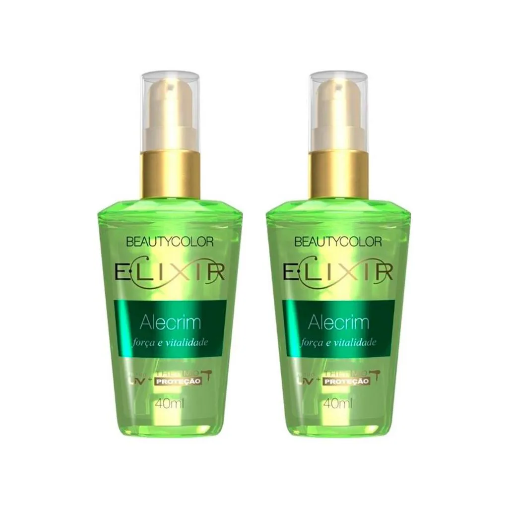 OLEO CAPILAR BEAUTY COLOR ELIXIR ALECRIM - KIT C/ 2UN