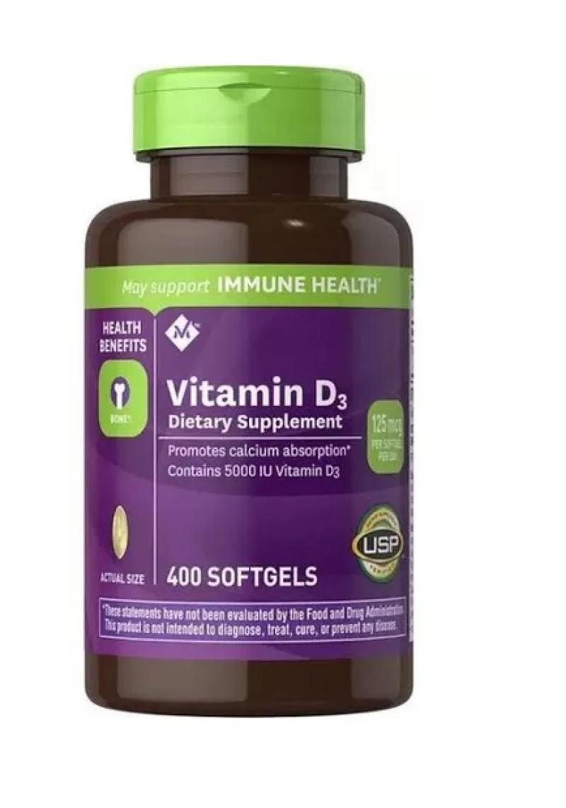 VITAMINA D3 5000 IU IMMUNE HEALTH 400 SOFTGELS
