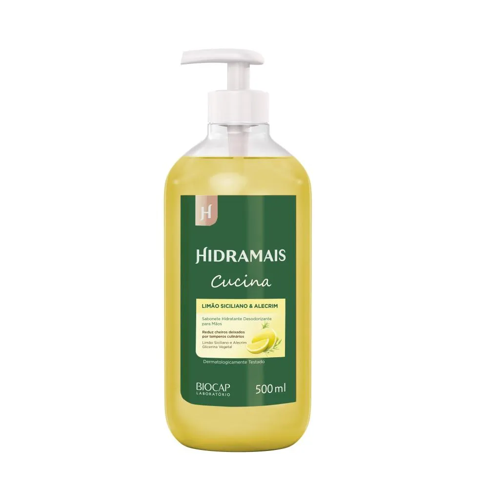 SABONETE LíQUIDO LIMãO SICILIANO E ALECRIM 500ML HIDRAMAIS