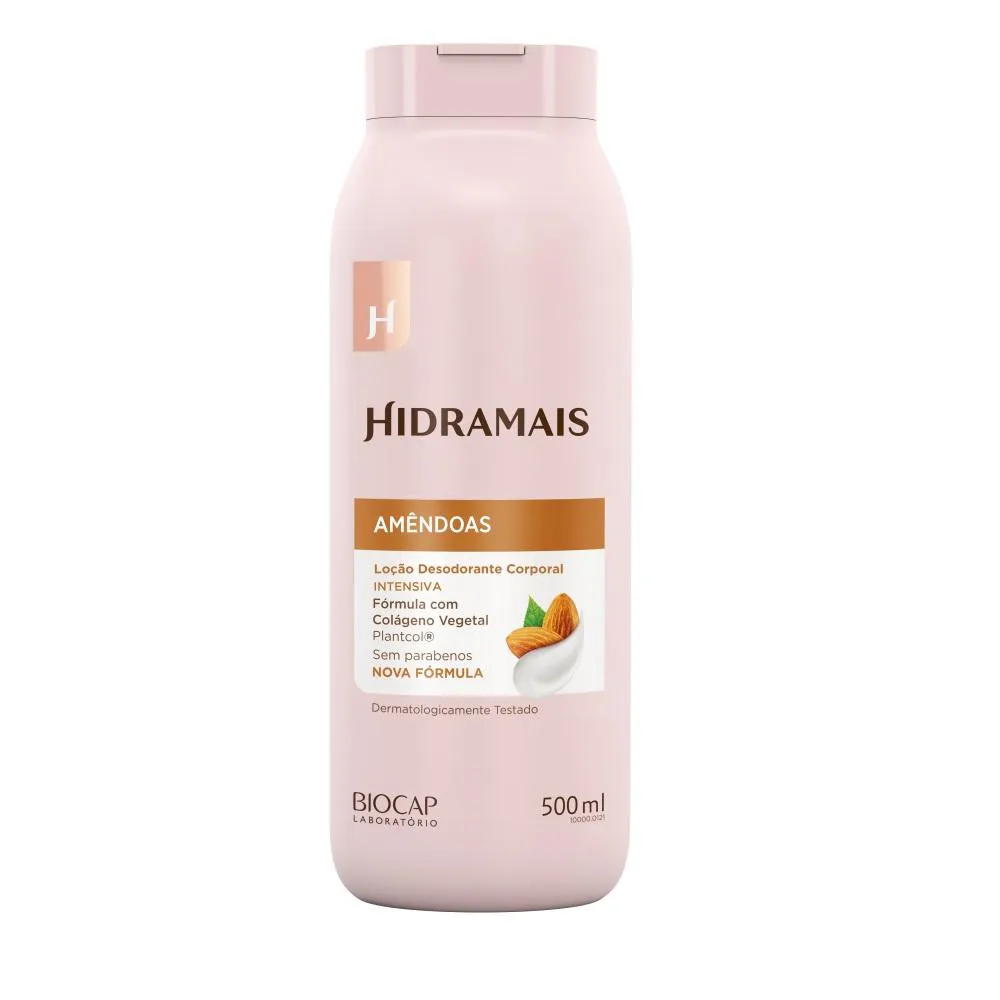 LOçãO DESODORANTE CORPORAL AMêNDOAS 500ML HIDRAMAIS
