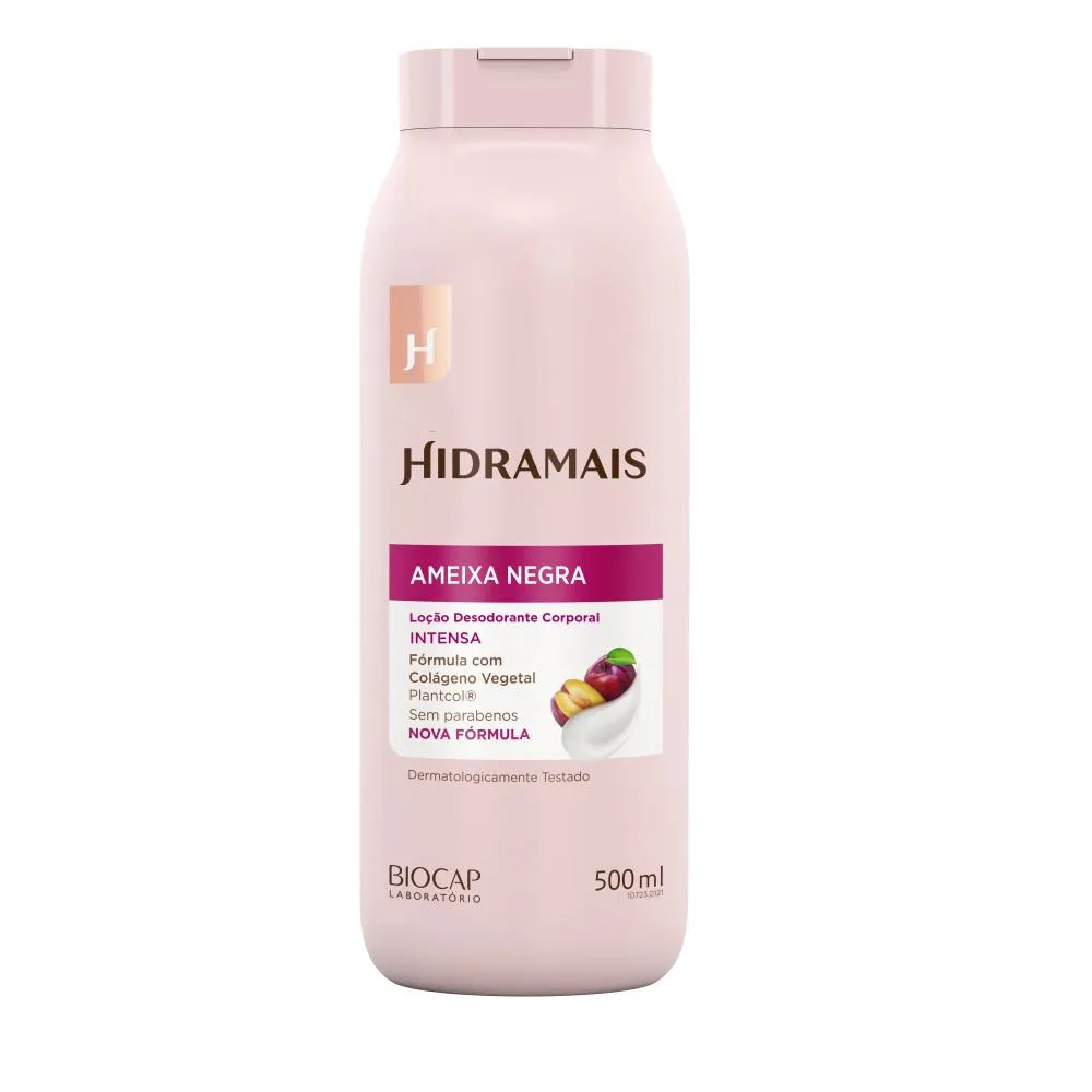 LOçãO DESODORANTE CORPORAL AMEIXA NEGRA 500ML HIDRAMAIS