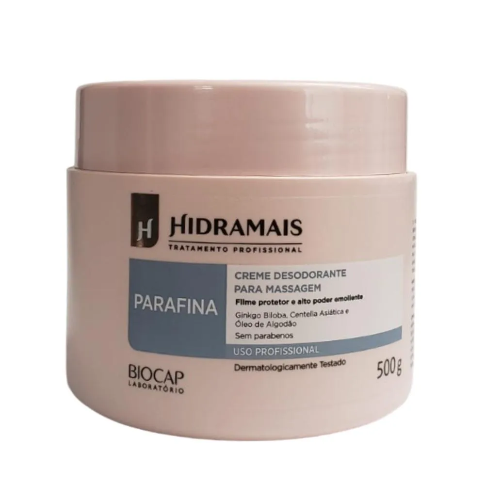 CREME PARA MASSAGEM PARAFINA 500GR HIDRAMAIS