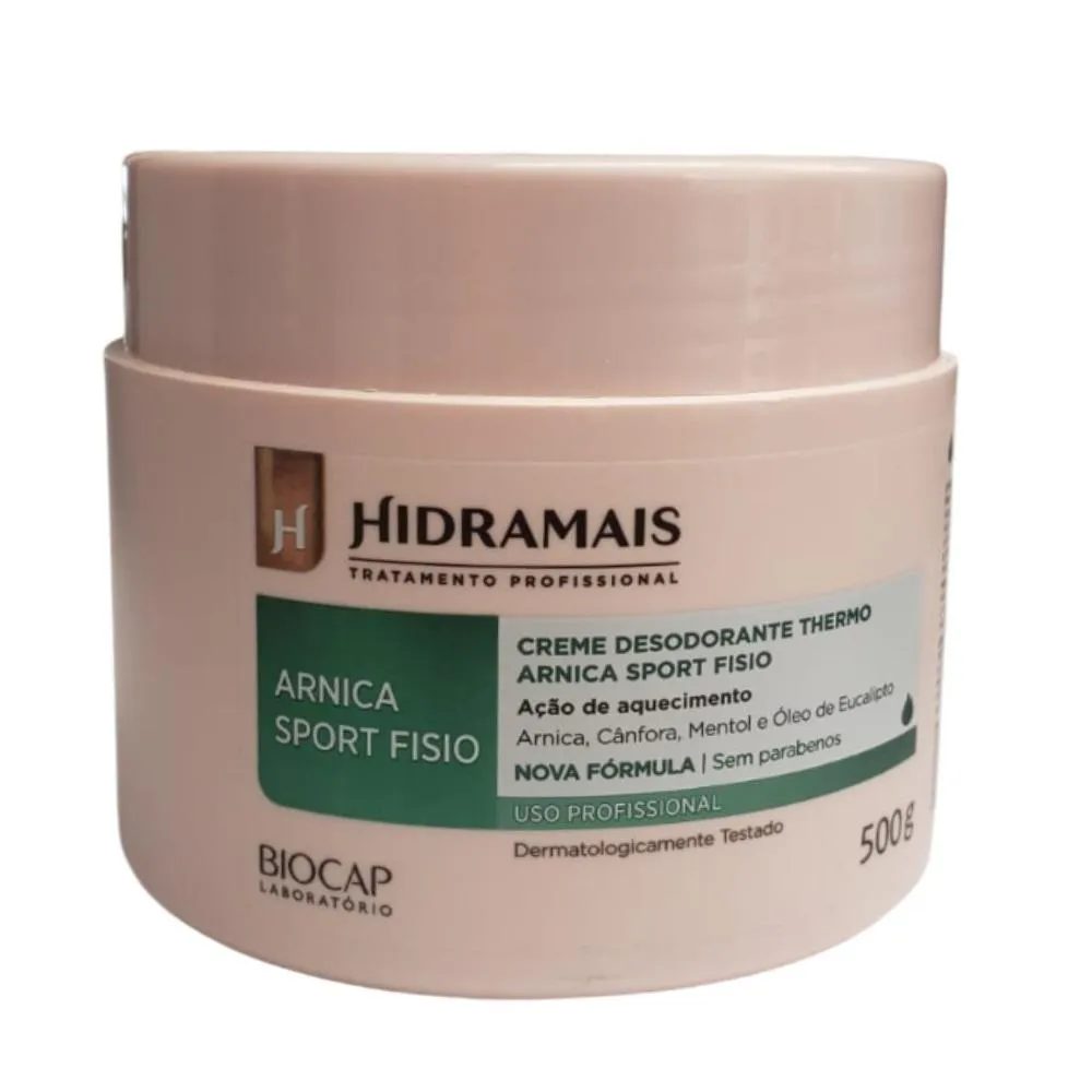 CREME PARA MASSAGEM ARNICA SPORT FISIO 500GR HIDRAMAIS