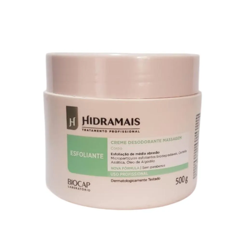 CREME MASSAGEM ESFOLIANTE MéDIA ABRASãO 500GR HIDRAMAIS