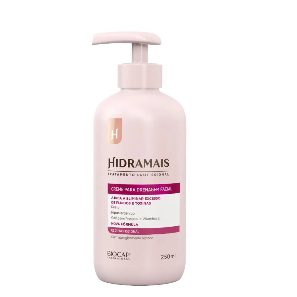 CREME MASSAGEM DRENAGEM FACIAL 250ML HIDRAMAIS