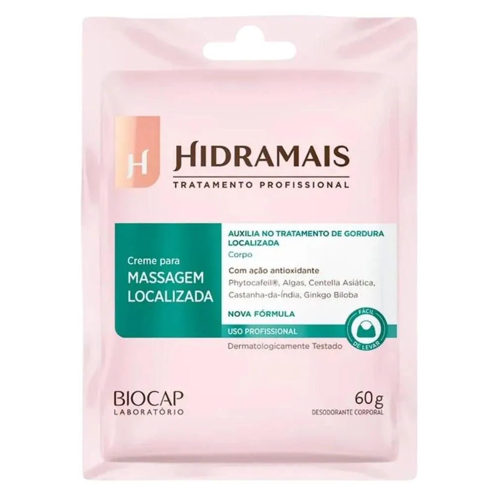 CREME DE MASSAGEM LOCALIZADA PHYTOCAFEIL SACHE 60G HIDRAMAIS