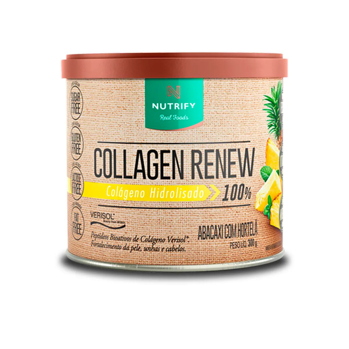 COLLAGEN RENEW COLáGENO HIDROLISADO ABACAXI NUTRIFY 300G