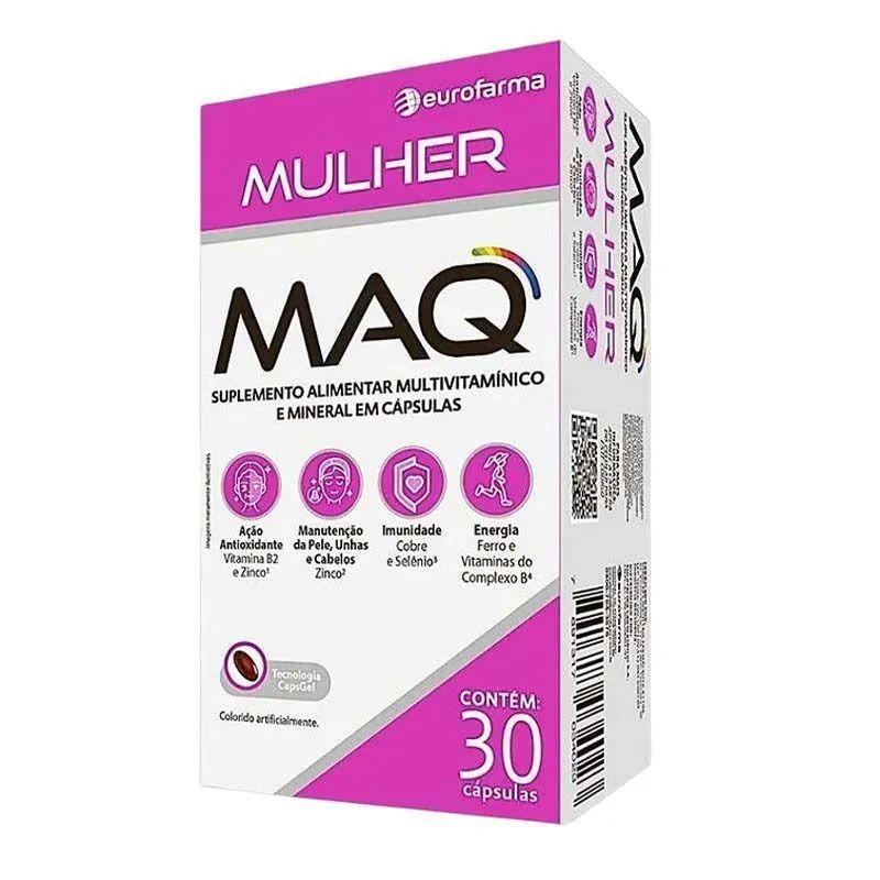 MAQ MULHER EUROFARMA 30 CáPSULAS