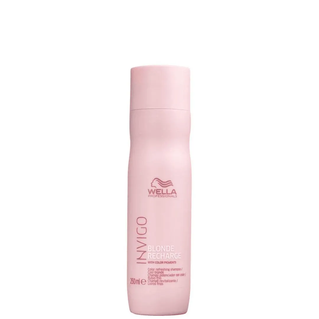 WELLA INVIGO BLONDE RECHARGE COOL BLONDE SHAMPOO 250ML