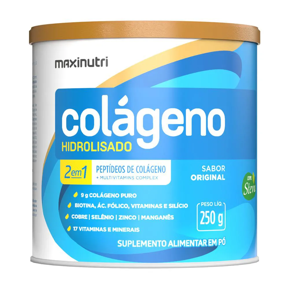 COLAGENO HIDROLISADO SABOR ORIGINAL LATA 250G MAXINUTRI