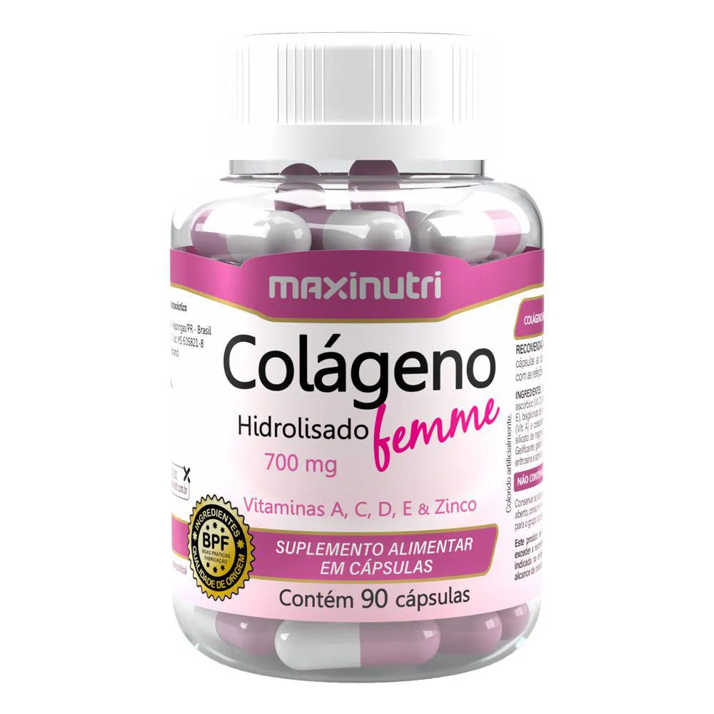 COLáGENO FEMME 90 CáPSULAS MAXINUTRI