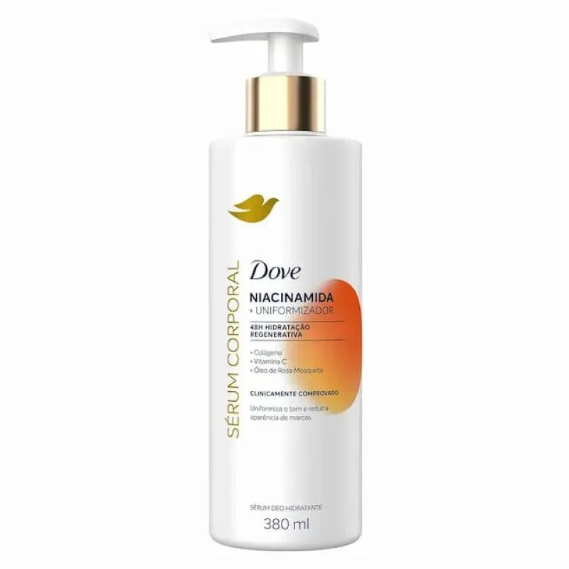 SéRUM HIDRATANTE CORPORAL DOVE NIACINAMIDA + UNIFORMIZADOR 380ML