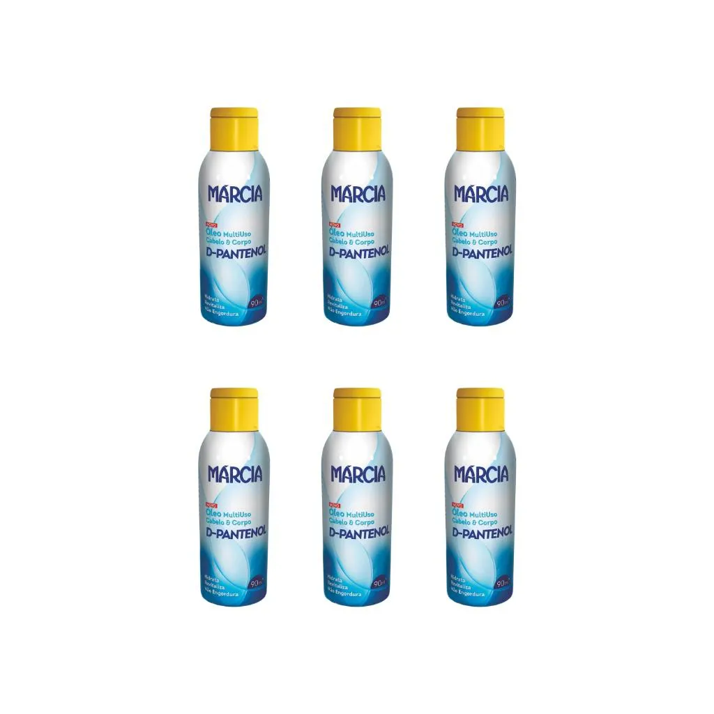 OLEO CABELO E CORPO MARCIA 90ML D-PANTENOL-KIT C/6UN