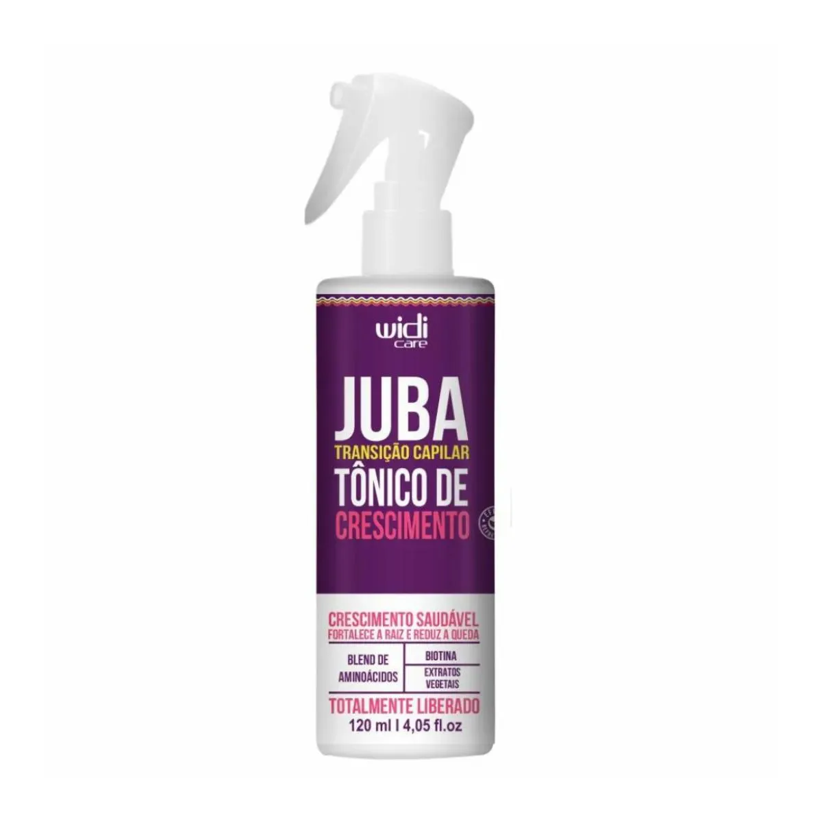 WIDI CARE JUBA TôNICO DE CRESCIMENTO TRANSIçãO CAPILAR - 120ML