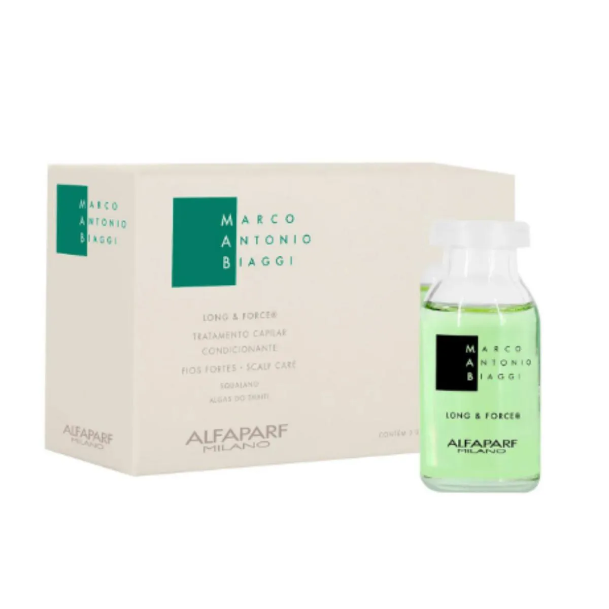 Ampola Mab Long & Force Tratamento Capilar Condicionante 3 Unidades de 13ml