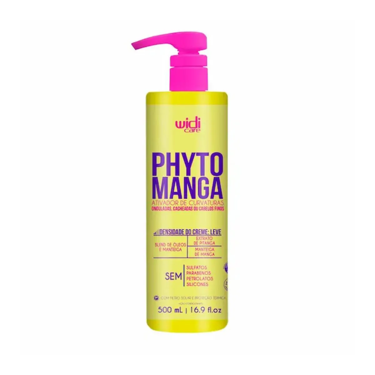 WIDI CARE ATIVADOR DE CACHOS EFEITO PESADO PHYTOMANGA 500ML