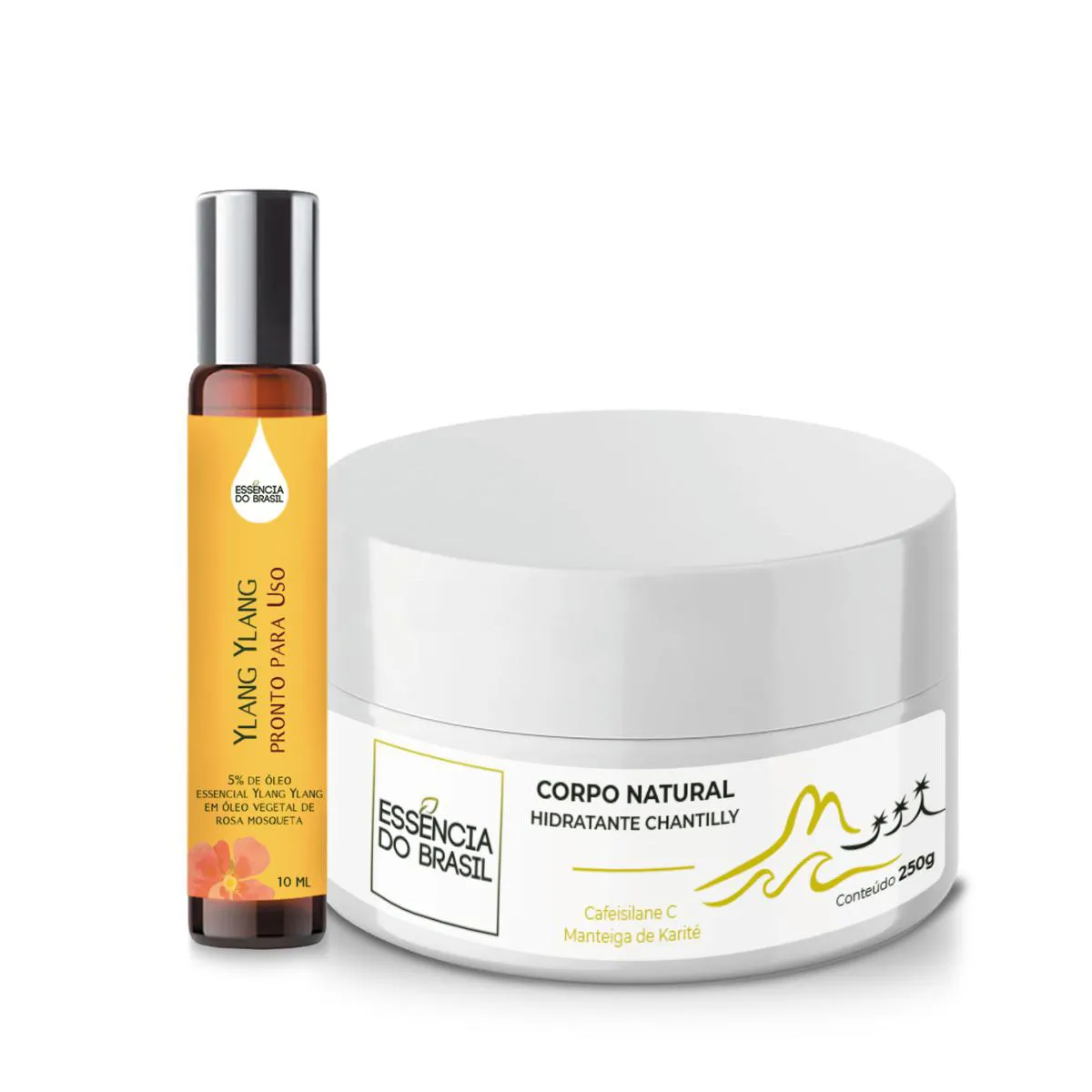 KIT NUTRIçãO PELE: HIDRATANTE CHANTILLY + ÓLEO YLANG YLANG