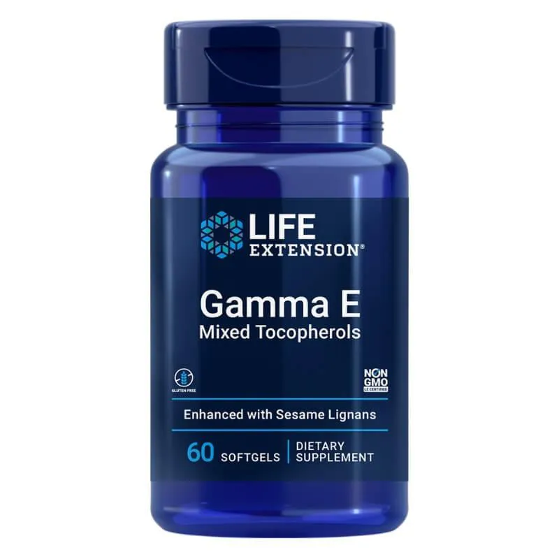 GAMMA E TOCOFERóIS MISTOS 60 CáPSULAS - LIFE EXTENSION SEM Sabor