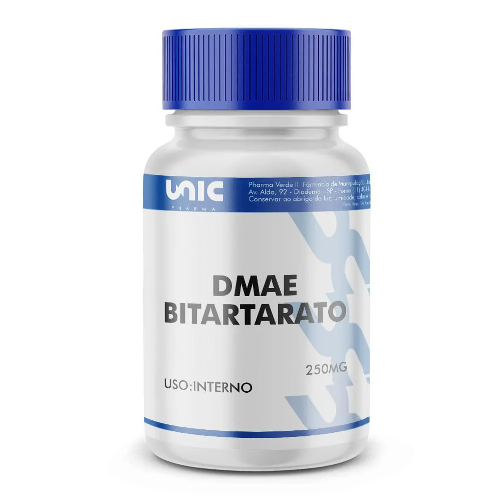 DMAE BITARTARATO 250MG - 60 CáPSULAS
