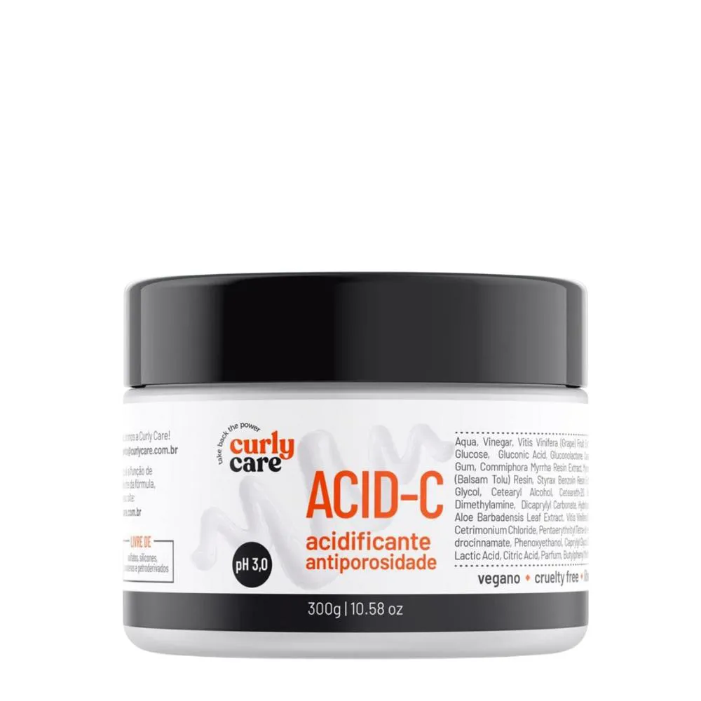 CURLY CARE ACIDIFICANTE ANTIPOROSIDADE ACID-C 300G