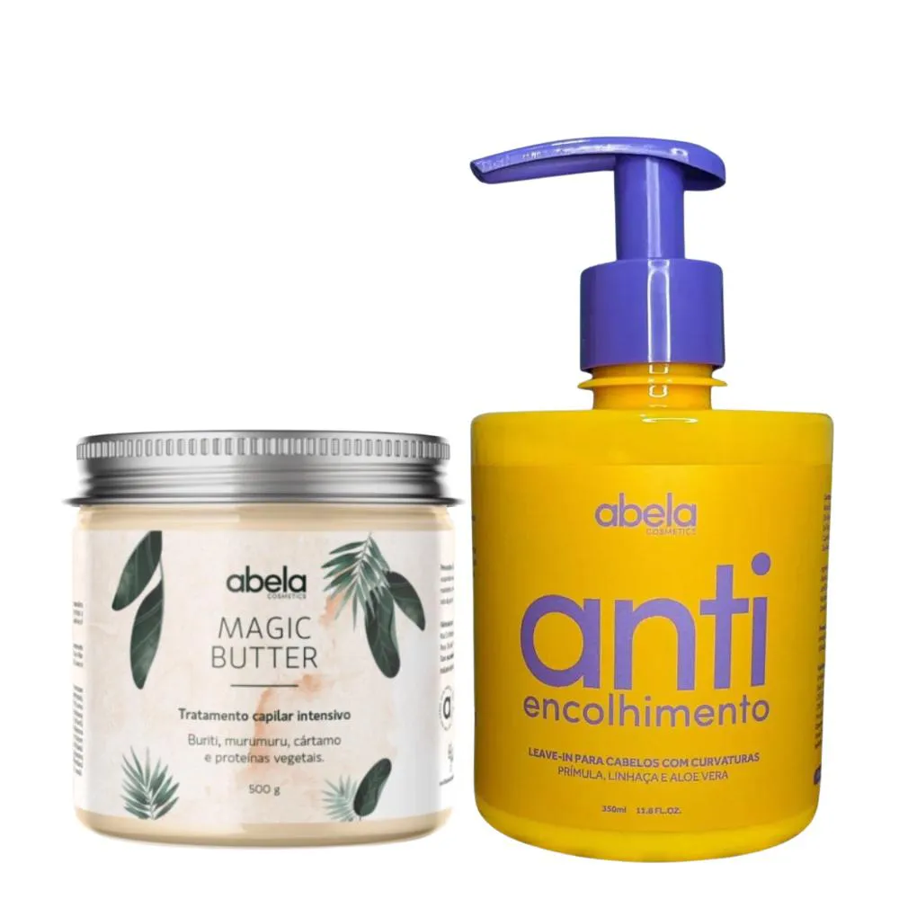 KIT ABELA COSMETICS - ANTI ENCOLHIMENTO E MAGIC BUTTER 500G
