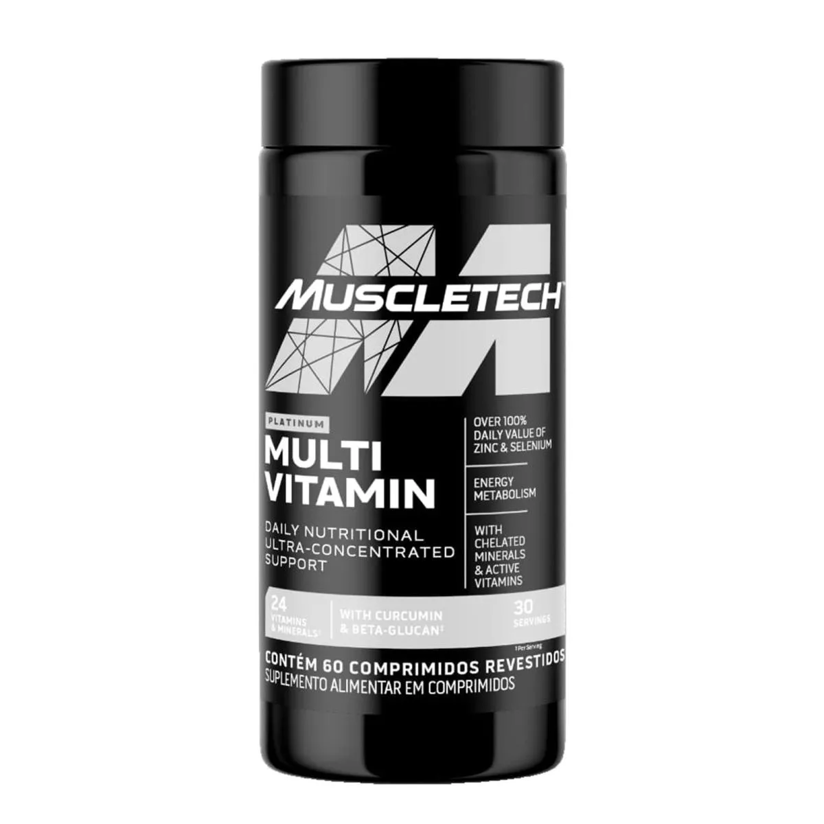 MULTIVITAMíNICO MULTI VITAMIN PLATINUM 60 TABLETES - MUSCLETECH