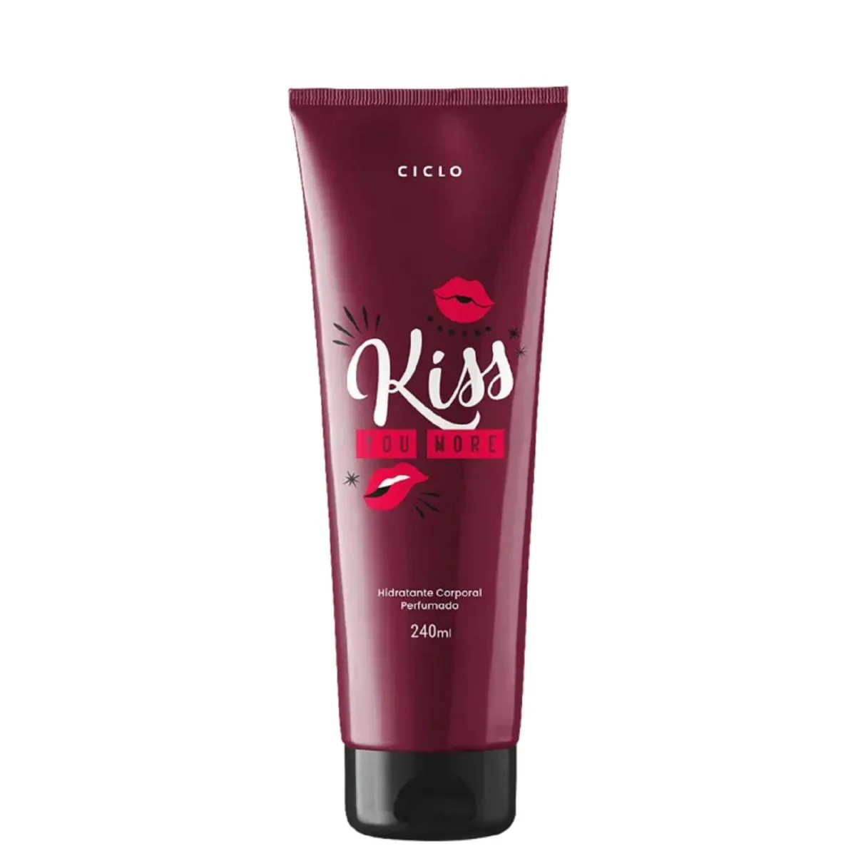 CICLO COSMéTICOS KISS ME MORE - LOçãO HIDRATANTE CORPORAL 240ML