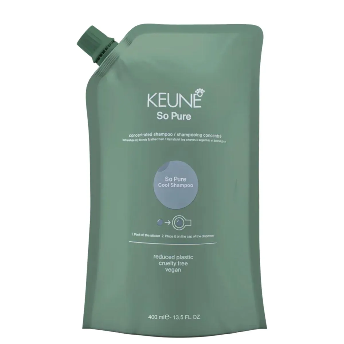 KEUNE SO PURE COOL REFIL - SHAMPOO 400ML
