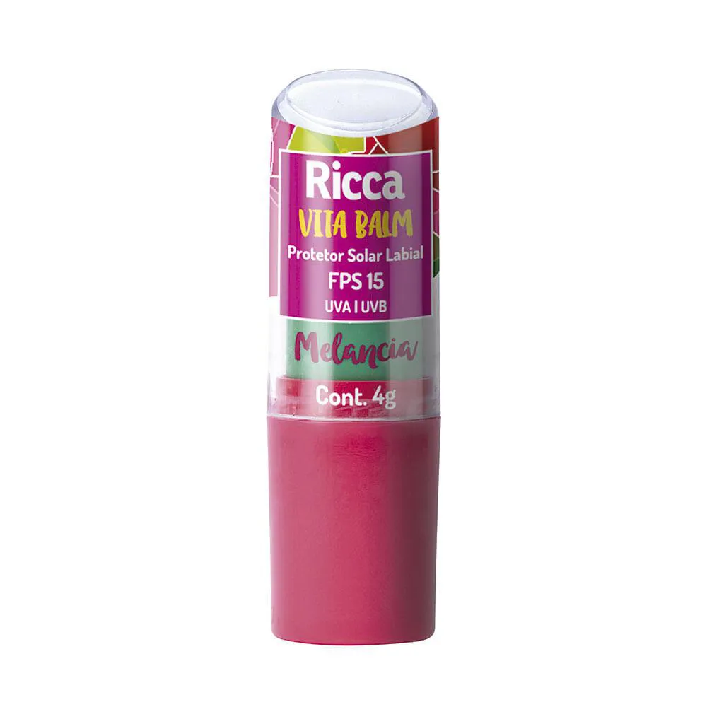 PROTETOR SOLAR LABIAL FPS15 MELANCIA RICCA