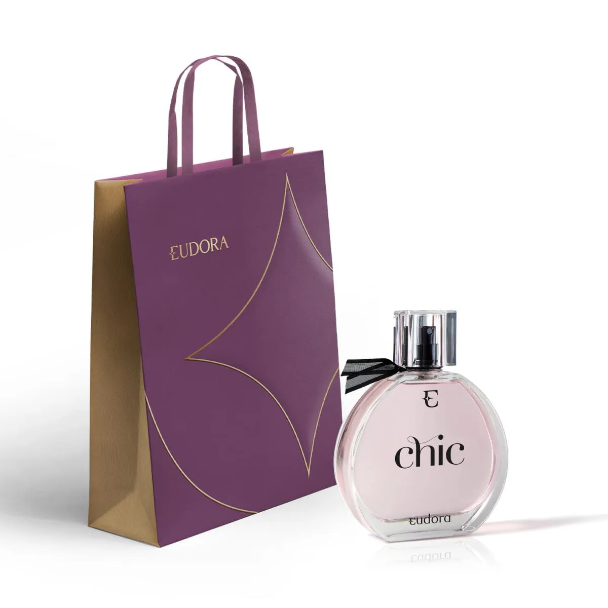 COMBO EUDORA CHIC: DESODORANTE COLôNIA 95ML + SACOLA EUDORA