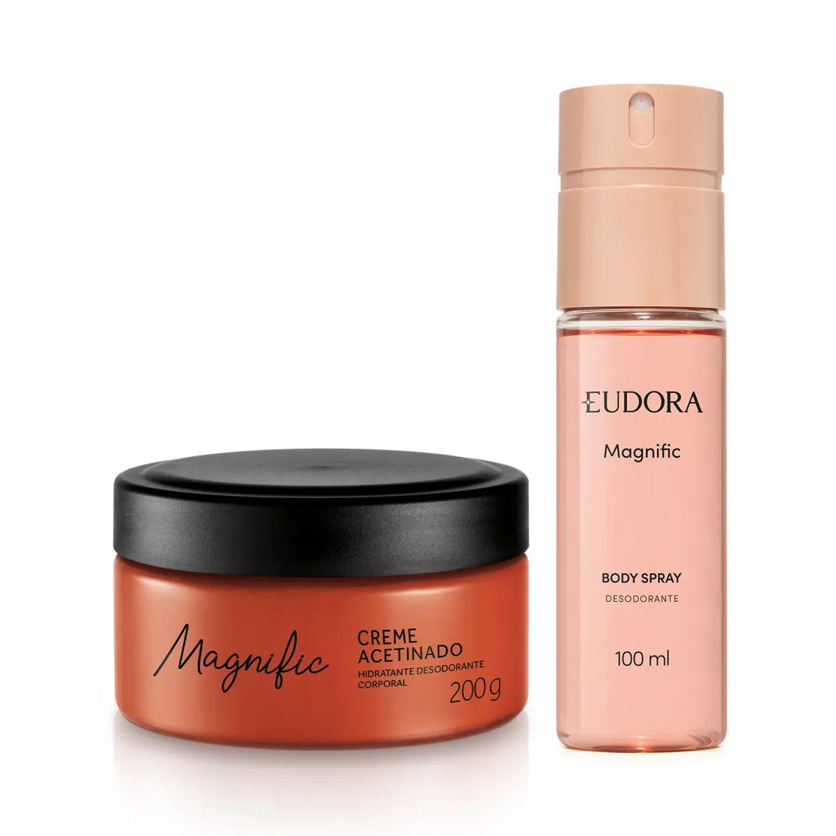 COMBO MAGNIFIC: CREME HIDRATANTE DESODORANTE 200G + BODY SPRAY 100ML