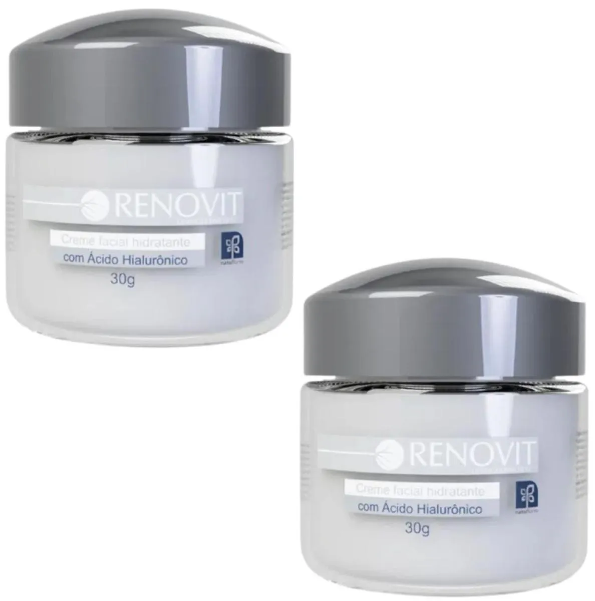ACIDO HIALURONICO CREME FACIAL RENOVIT 30G NATUFLORES  2UN
