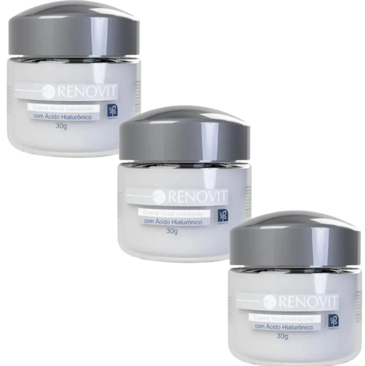 ACIDO HIALURONICO CREME FACIAL RENOVIT 30G NATUFLORES  3UN