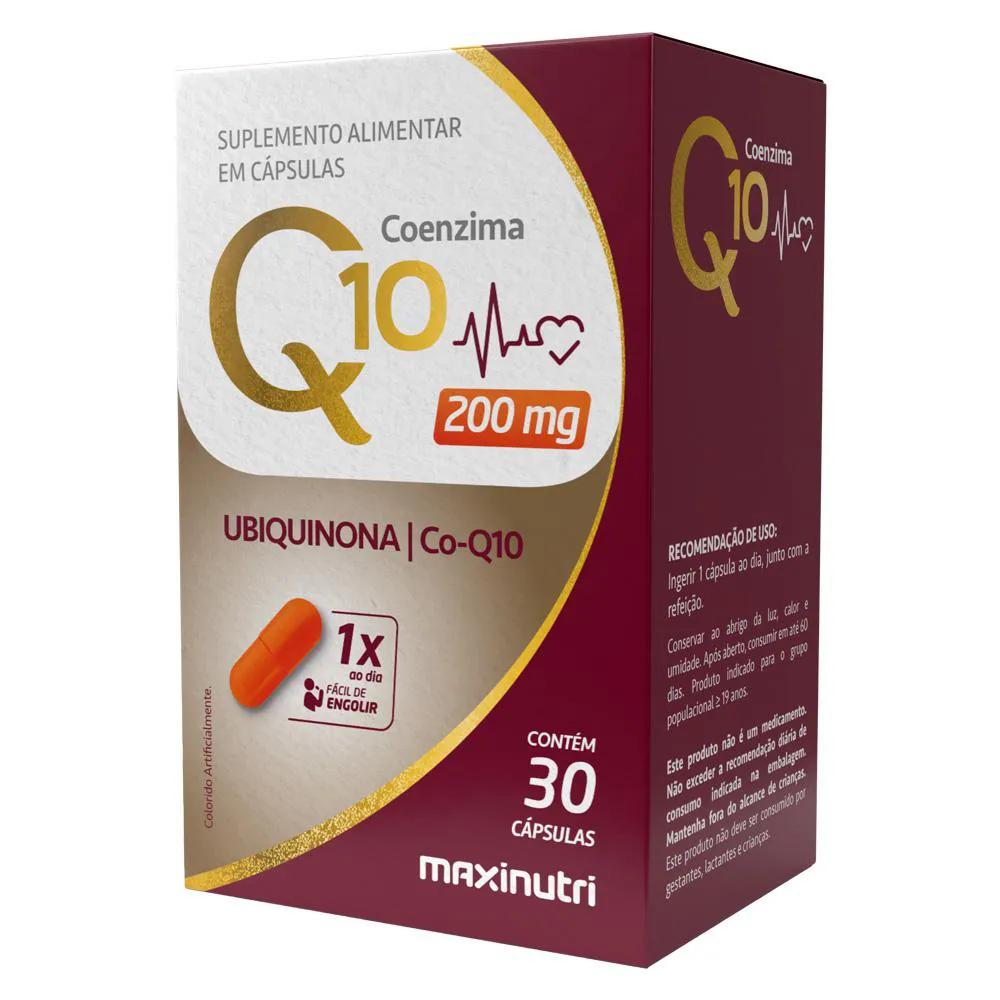 COENZIMA Q10 GOLD 200MG 30 CAPS MAXINUTRI