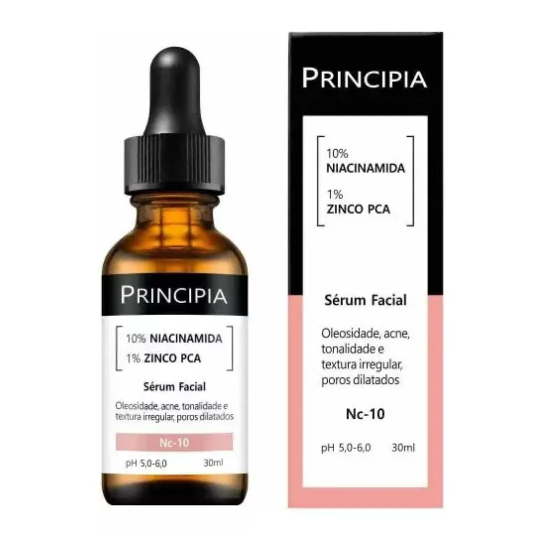 SéRUM PRINCIPIA NC-10 -10% NIACINAMIDA 1% ZINCO PCA COSMO