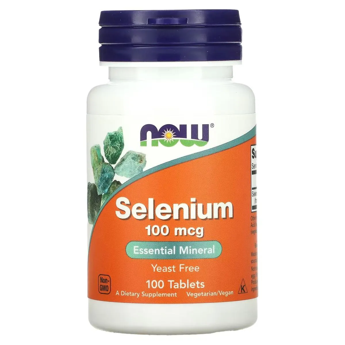 SELENIO 100 MCG 100 COMPRIMIDOS, NOW FOODS