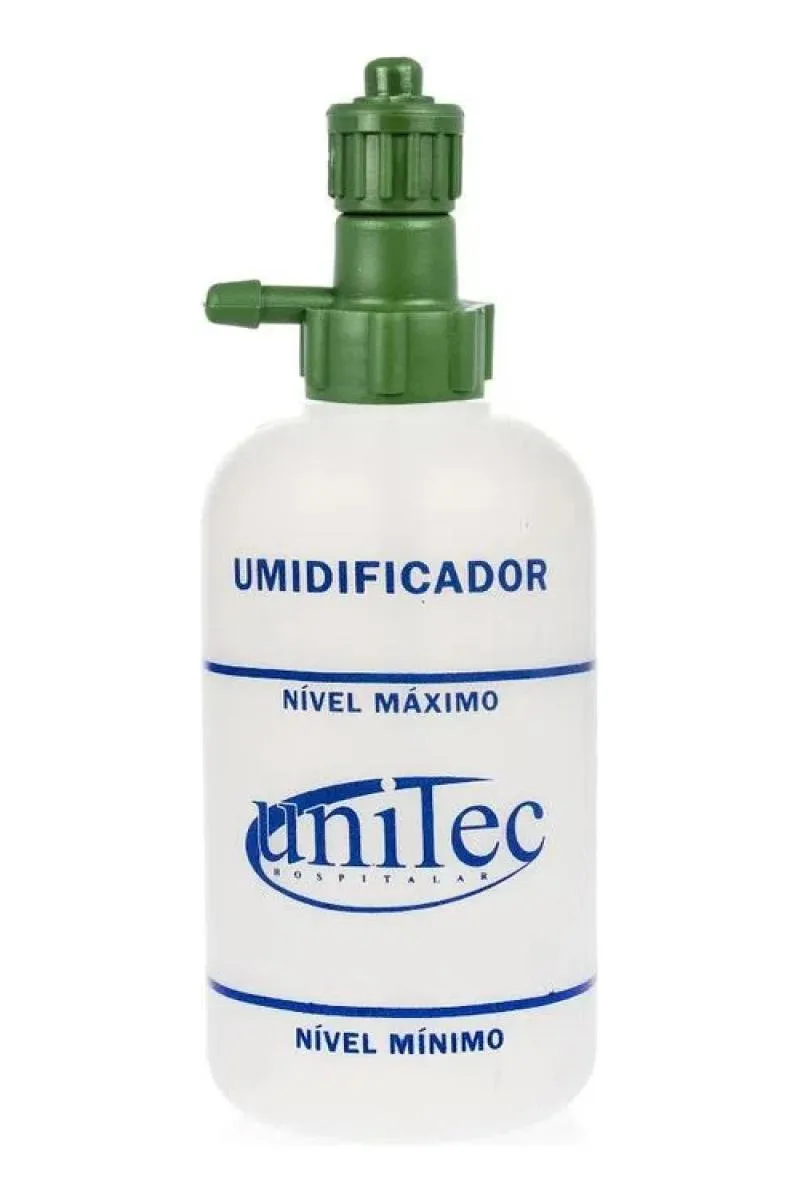 UMIDIFICADOR PARA OXIGENOTERAPIA UNITEC 250 ML